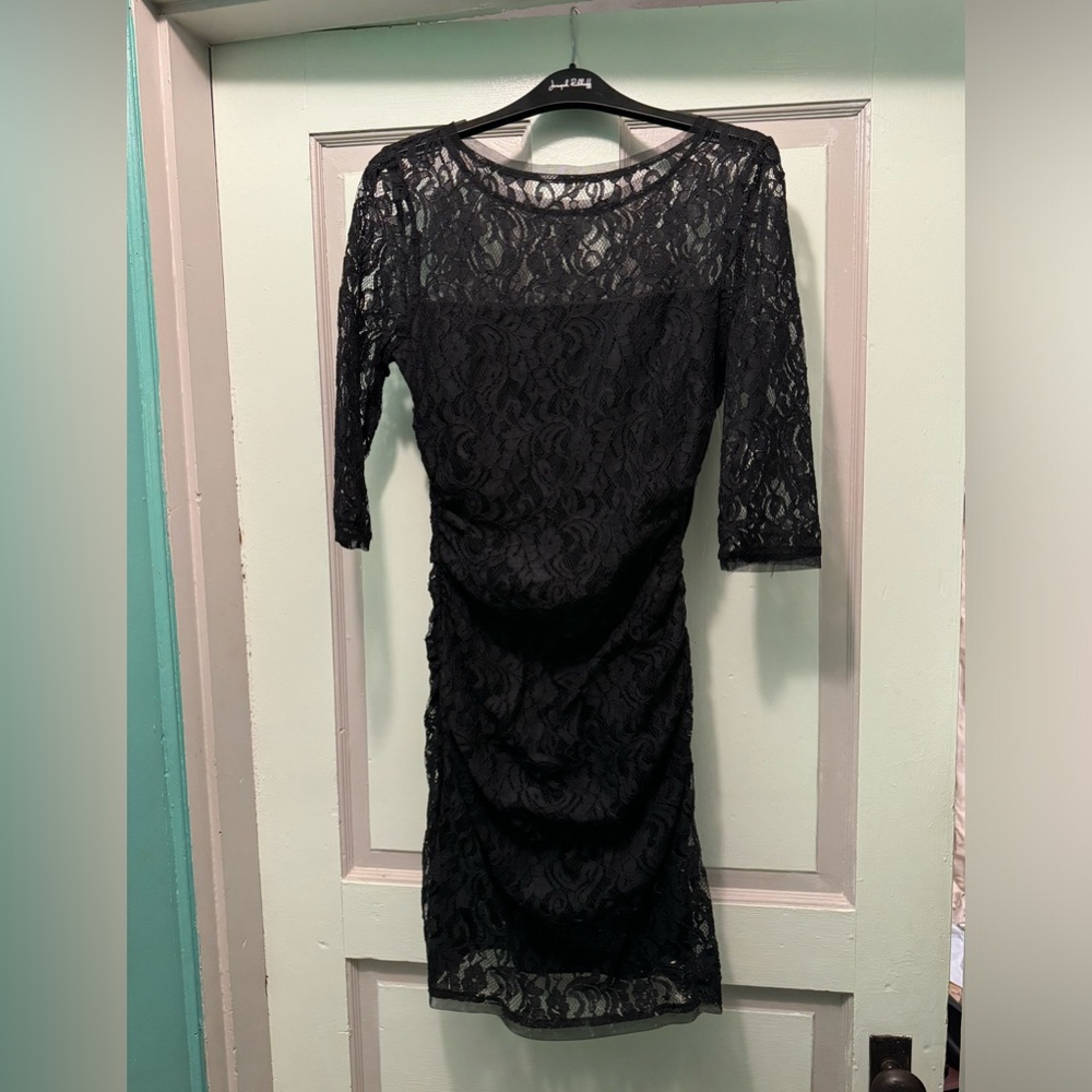 Max and Cleo Lace Dress 3/4 sleeve